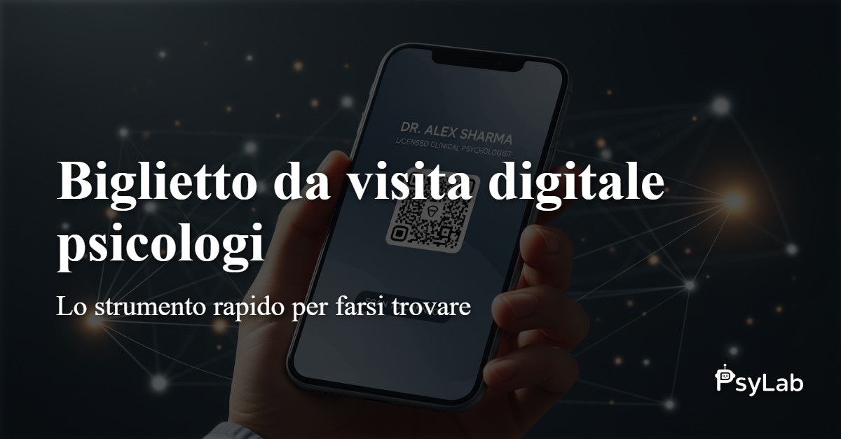 Biglietto da visita digitale psicologi