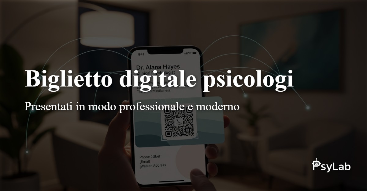 Biglietto digitale psicologi