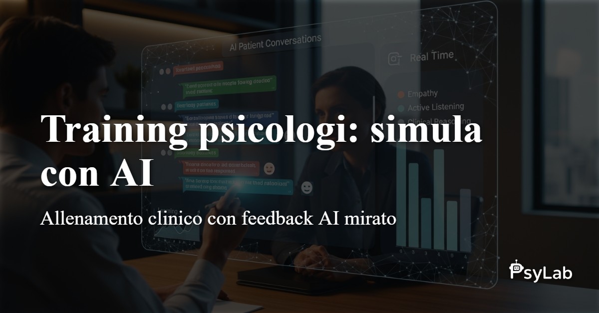 Training psicologi: simula con AI