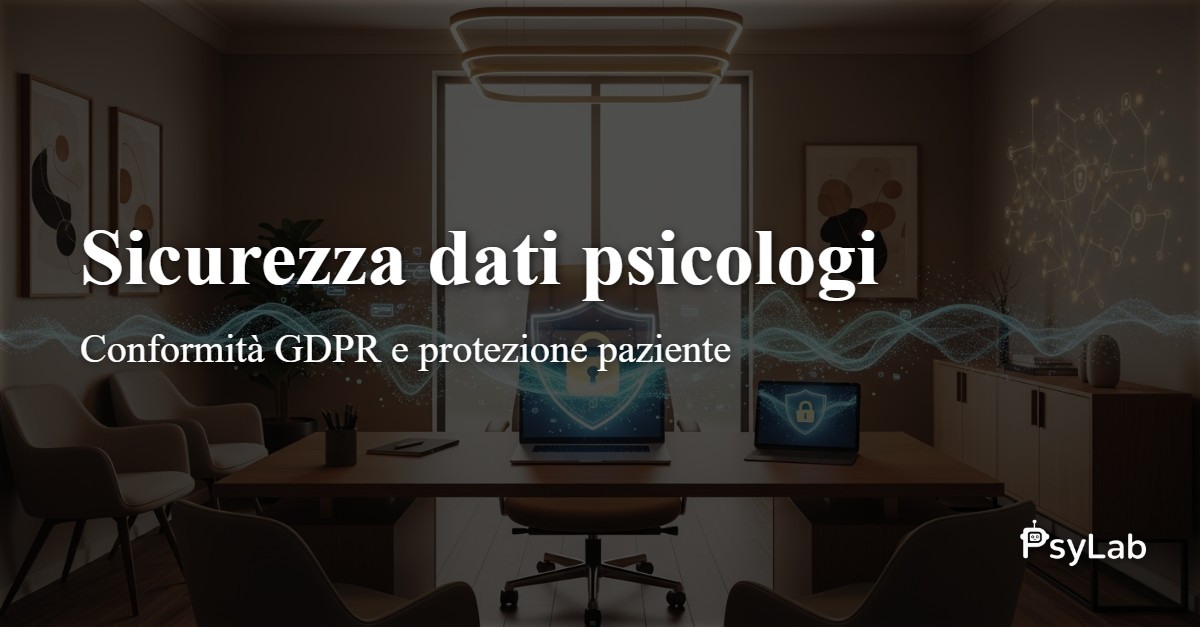 Sicurezza dati psicologi