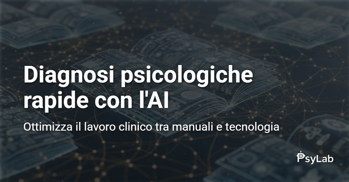 Diagnosi psicologiche rapide con l'AI