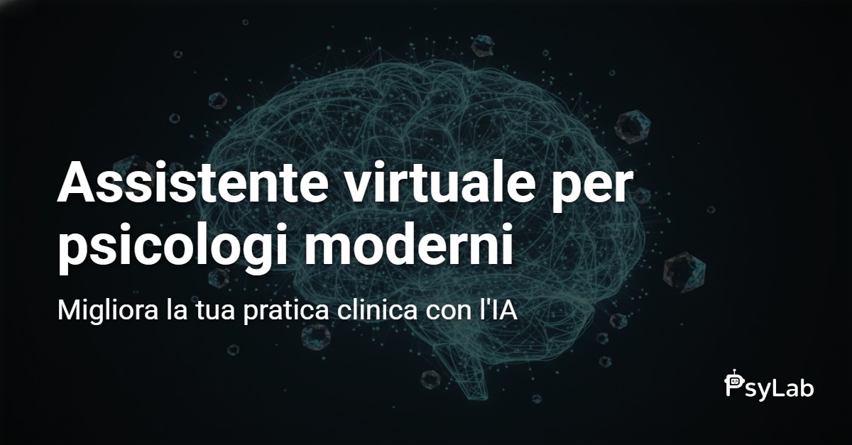 Assistente virtuale per psicologi moderni