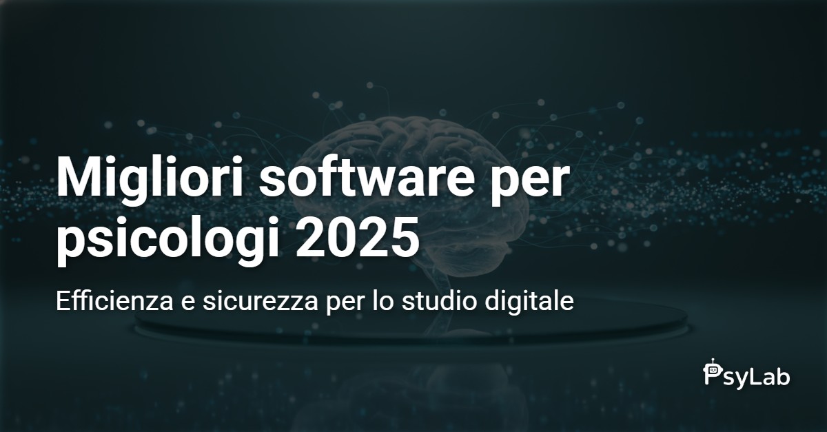 Migliori software per psicologi 2025